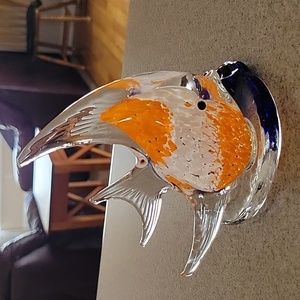 New Vintage Partylite Blown Glass Candle Holder